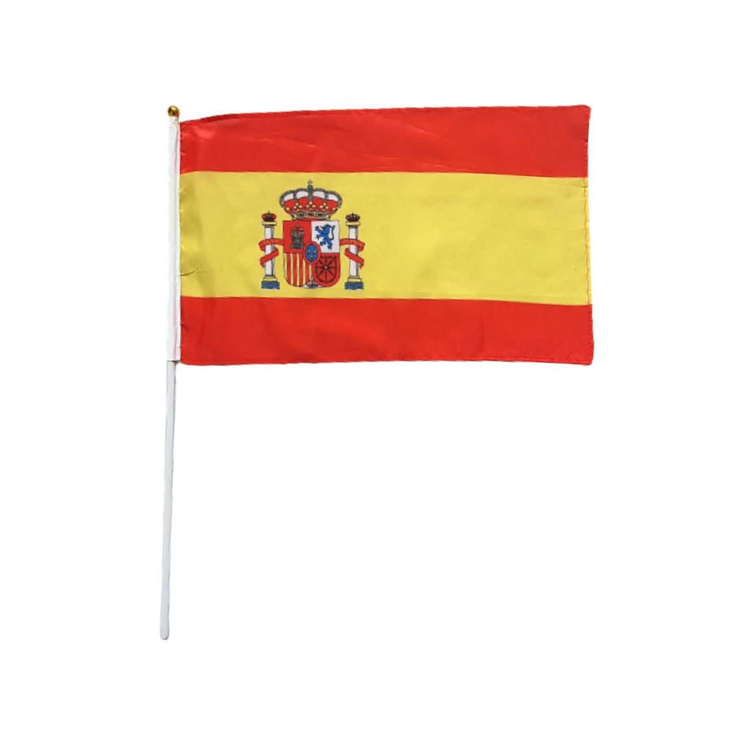 Drapeau Ă main Espagne