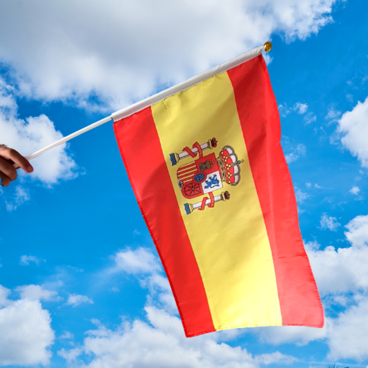 Drapeau à main Espagne