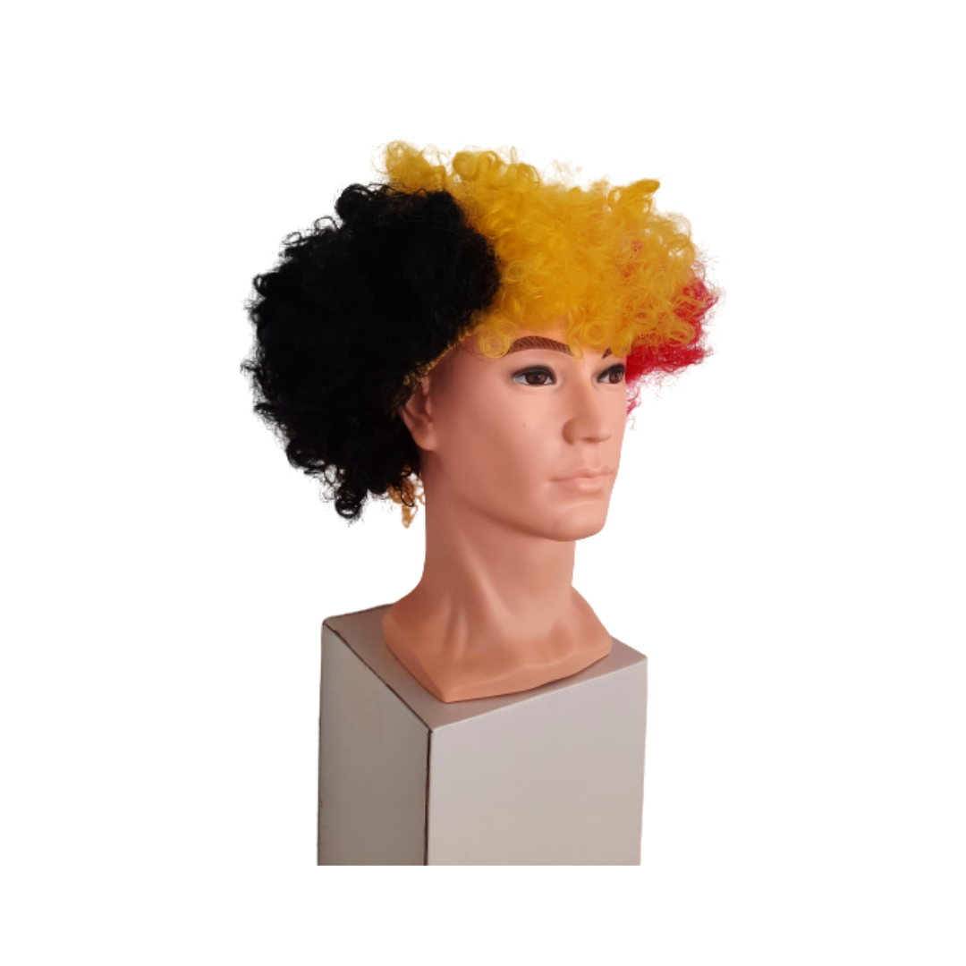 Perruque supporter Belgique